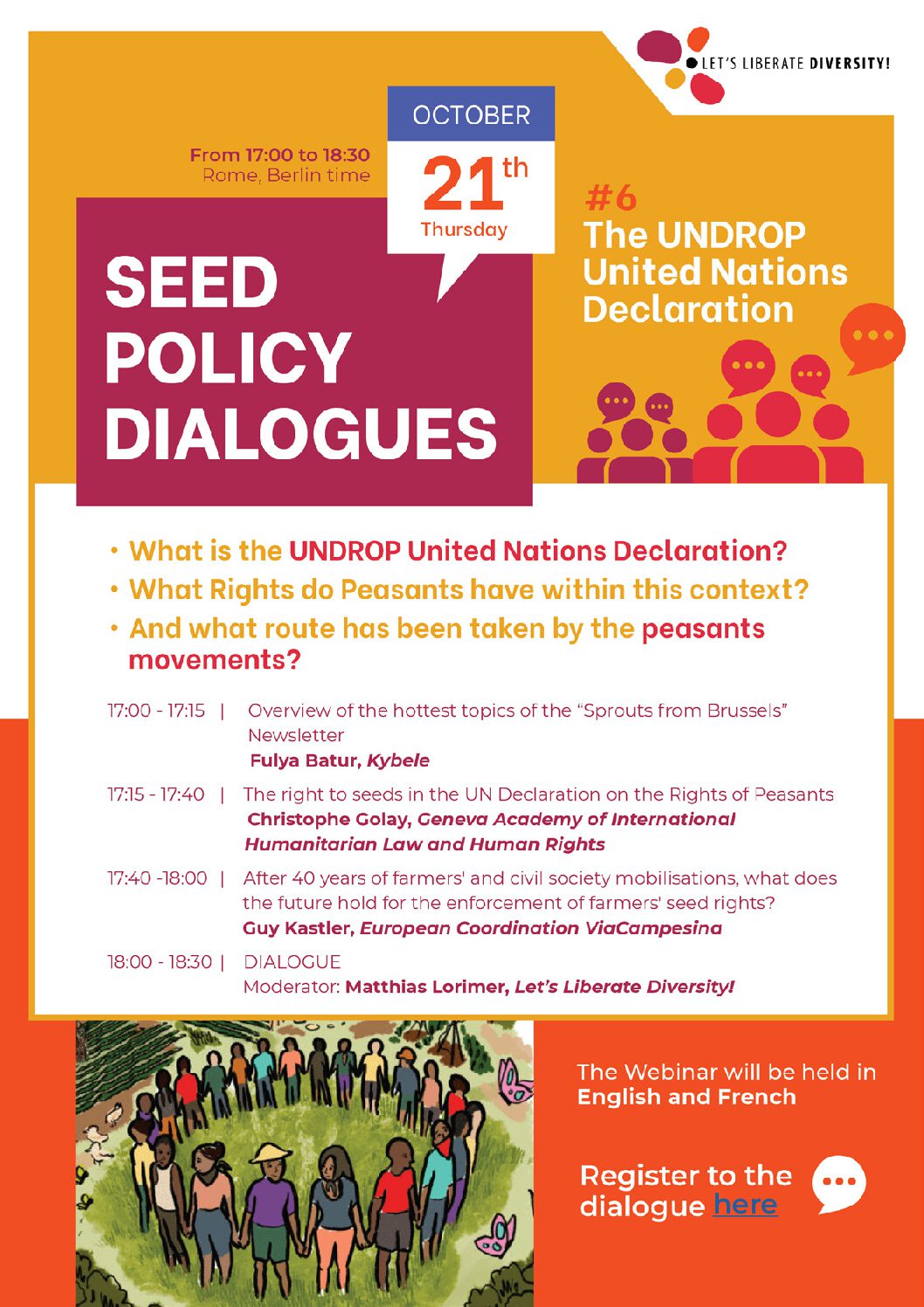 SPD#6: UNDROP, Farmers’ rights to seeds and biodiversity